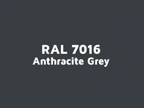 Painted Aluminum Sheet RAL7016 Anthracite Gray