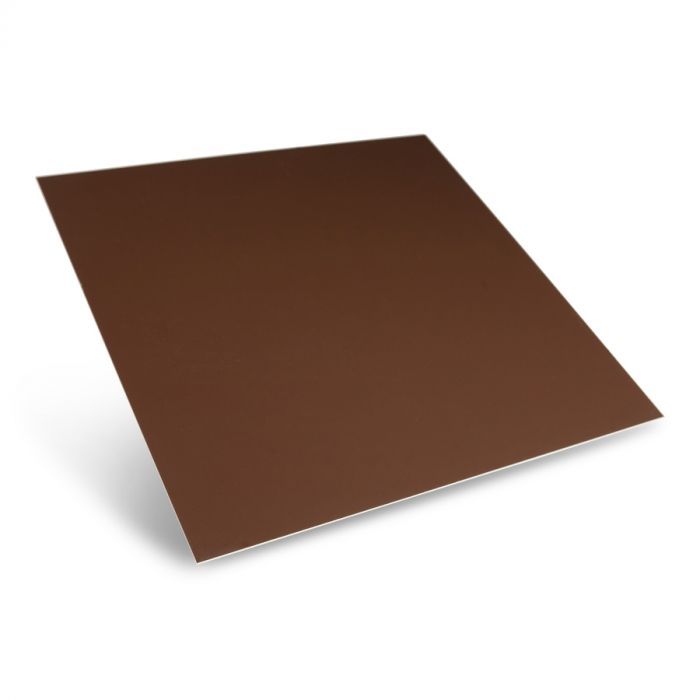 Aluminium Sheet Sepia Brown RAL 8014