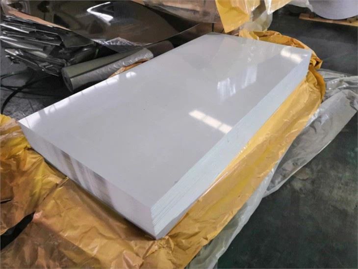 White Powder Coated Aluminum Sheet