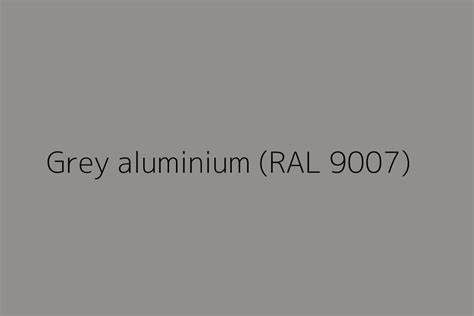 RAL 9007 Grey Aluminum Sheet