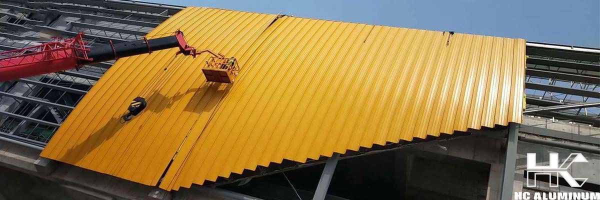 color coated aluminum for roof