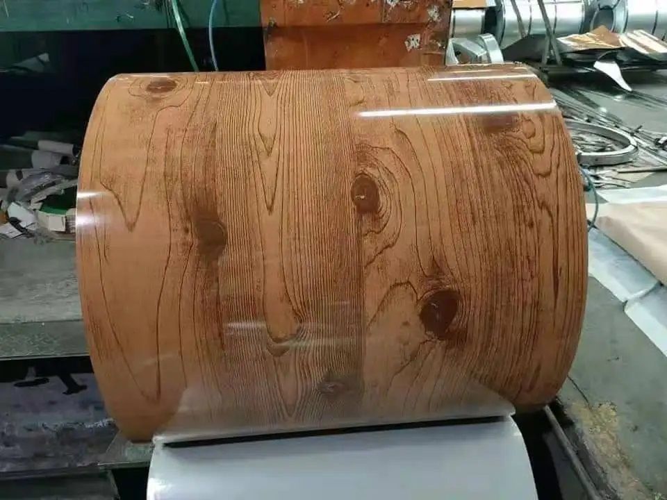 Wood Grain Color Coated Aluminum Coil