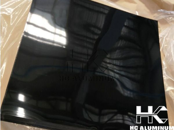 Black Powder Coated Aluminium Sheet